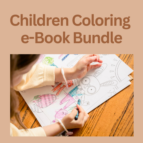 Children Coloring e-Book Bundle - with Resell Rights